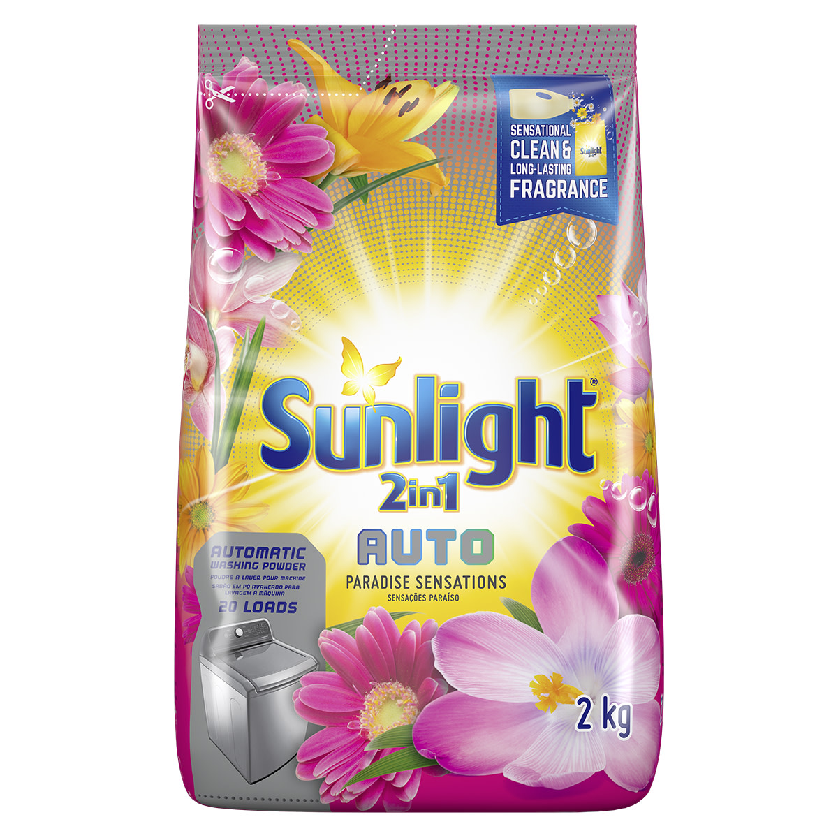 Sunlight 2in1 Paradise Sensations Autowashing Powder