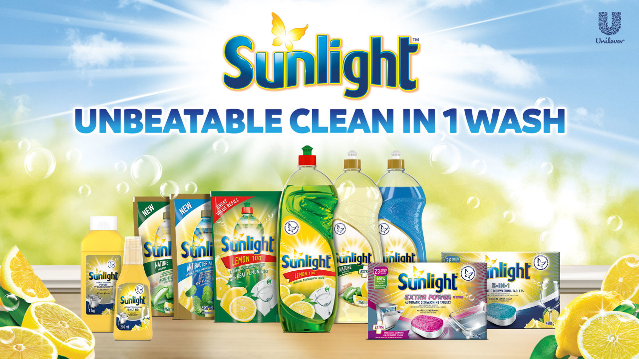 Sunlight 5 in 1 Machine Dishwashing Tablet