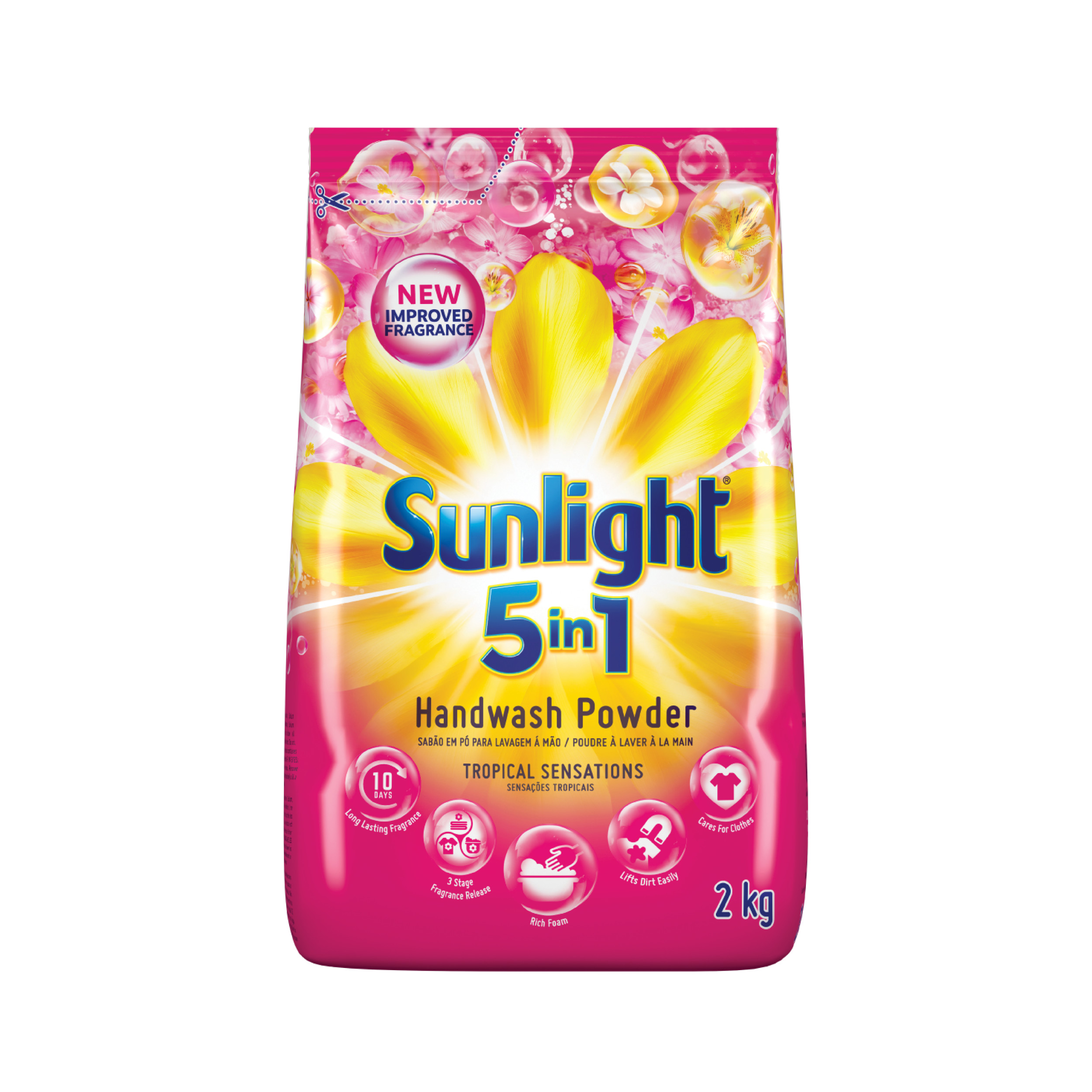 Sunlight 5in1 Tropical Sensations Handwash Washing Powder