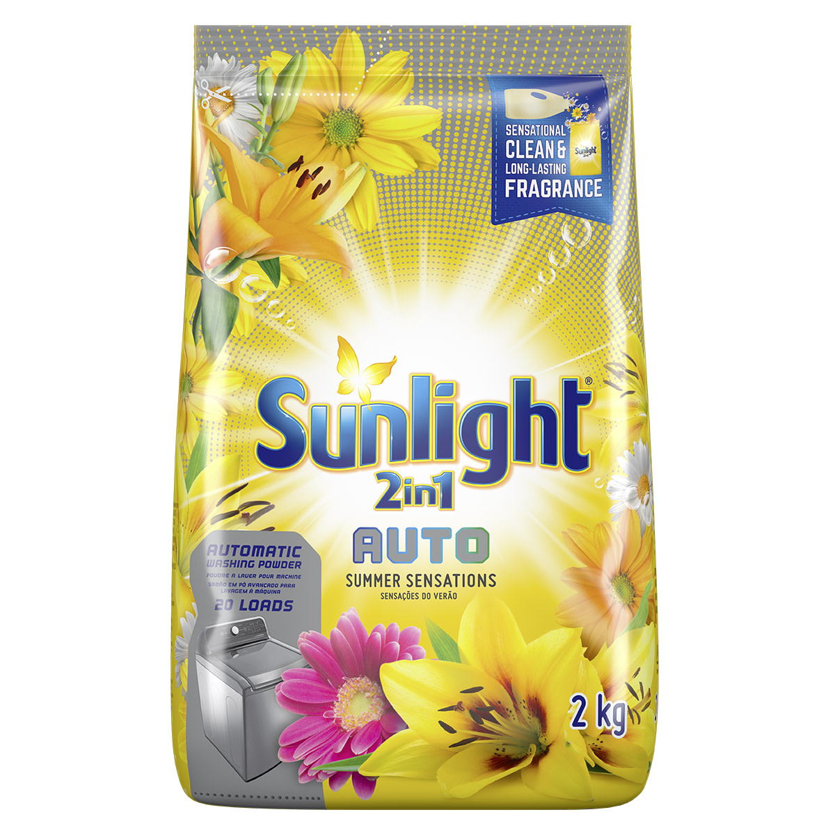 Sunlight 2in1 Spring Sensations Auto Washing Powder
